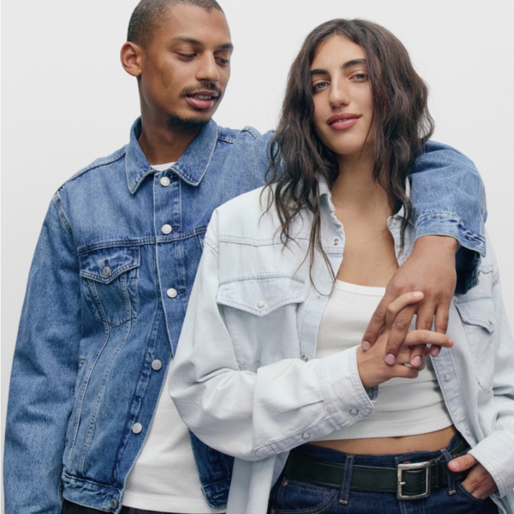 GAP Light and Dark Blue Denim Jackets